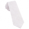 Italy Direct Shop Men's Light Champagne Striped Necktie