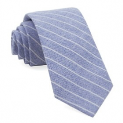 Italy Direct Bondi Blue Stripe Necktie Shop Men's