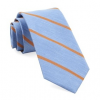 Italy Direct Shop Men's Spring Break Light Blue Stripe Necktie