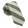 Italy Direct Wool Moss College Stripe Necktie