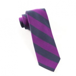 Italy Direct Wool Azalea College Stripe Necktie Shop Men's