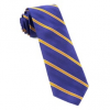 Italy Direct Shop Men's Plum Pipe Dream Stripe Necktie