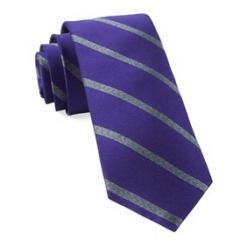 Italy Direct Plum Wheelhouse Stripe Necktie Shop Men's