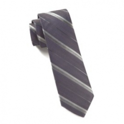 Italy Direct Purple Lucky Day Stripe Necktie Shop Men's