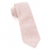 Italy Direct Shop Men's Soft Pink Scholar Stripe Necktie