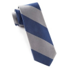 Italy Direct Silver Super Stripe Necktie Shop Men's