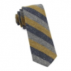 Italy Direct Mustard Varios Stripe Wool Necktie