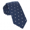 Italy Direct Hitch Blue Dotted Necktie
