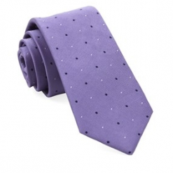 Italy Direct Lavender Delisa Dots Necktie
