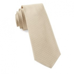 Italy Direct Light Champagne Mini Dots Necktie Shop Men's