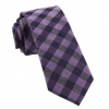 Italy Direct Shop Men's Lavender Hale Checks Necktie