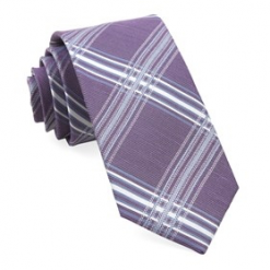 Italy Direct Wisteria KP Plaid Necktie
