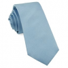 Italy Direct Solid Steel Blue Grosgrain Necktie