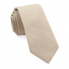 Italy Direct Shop Men's Sandstone Linen Row Necktie
