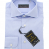 Italy Direct Blue Striped Classic Fit Dress Shirt