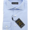 Italy Direct Baby Blue Classic Fit Dress Shirt
