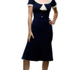 Navy Raileen Fitted Dress By Stop Staring!
