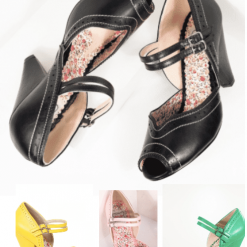 Nellie Shoes By Bettie Page (4 Color Options)
