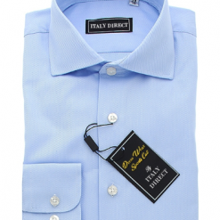 Italy Direct Shop Men's Baby Blue Sport Fit Dress Shirt