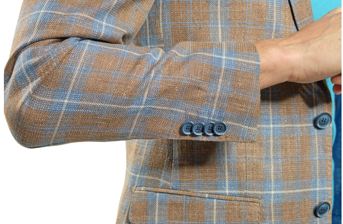 Italy Direct Slim Fit Brown And Blue Plaid Sport Jacket GB-SJ-VBC-46 Shop Men's 5 Italy Direct Slim Fit Brown And Blue Plaid Sport Jacket GB-SJ-VBC-46 Shop Men's