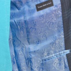 Italy Direct Slim Fit Navy Plaid Sport Jacket GB-SJ-X8