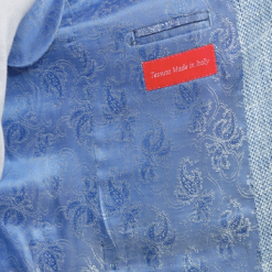 Italy Direct Shop Men's Slim Fit Light Blue Sport Jacket GB-SJ-ITA-38