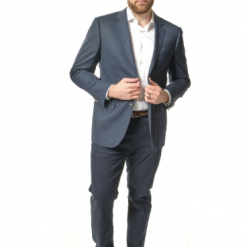 Italy Direct Shop Men's Modern Fit Navy Sport Jacket B-BLZ-X6