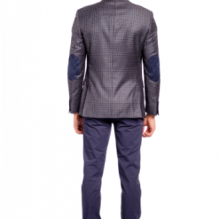 Italy Direct Slim Fit Blue Grey Box Sport Jacket GB-SJ-Reda-F1 Shop Men's