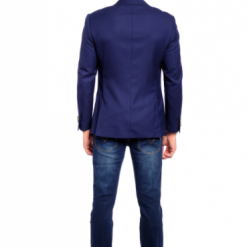 Italy Direct Slim Fit Blue Textured Blazer Sport Jacket GB-SJ-Reda-F3
