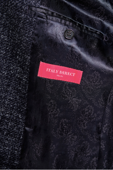 Italy Direct Shop Men's Slim Fit Navy Vintage Sport Jacket GB-MAR-SJ-16 5 Italy Direct Shop Men's Slim Fit Navy Vintage Sport Jacket GB-MAR-SJ-16