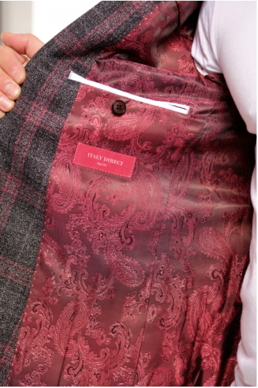 Italy Direct Slim Fit Flashy Fire Sport Jacket GB-VBC-SJ-29 Shop Men's 5 Italy Direct Slim Fit Flashy Fire Sport Jacket GB-VBC-SJ-29 Shop Men's