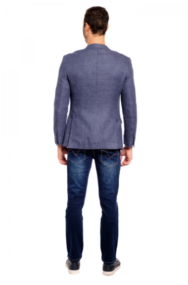 Italy Direct Slim Fit Blue Italian Threads Sport Jacket GB-ITA-SJ-21 Shop Men's 4 Italy Direct Slim Fit Blue Italian Threads Sport Jacket GB-ITA-SJ-21 Shop Men's