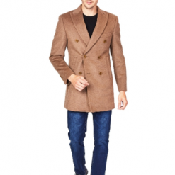 Italy Direct Camel Double Breasted Coat