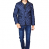 Italy Direct Navy Quilted Jacket Shop Men's