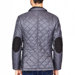 Italy Direct Shop Men's Grey Quilted Jacket