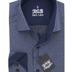 SRG Shop Men's Dark Blue RGB Sport Fit Casual Shirt