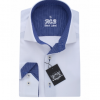 SRG Shop Men's White & Blue RGB Sport Fit Casual Shirt