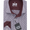 SRG Shop Men's White & Maroon RGB Sport Fit Casual Shirt