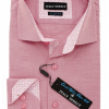 Italy Direct Shop Men's Pink Slim Fit Casual Shirt