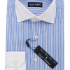 Italy Direct Blue & White Stripe Slim Fit Casual Shirt
