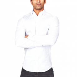 SRG White Athletic Fit Casual Shirt Shop Men's