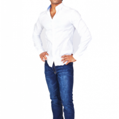 SRG White Athletic Fit Casual Shirt Shop Men's