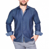 Italy Direct Blue Sport Fit Casual Shirt 2 Italy Direct Blue Sport Fit Casual Shirt