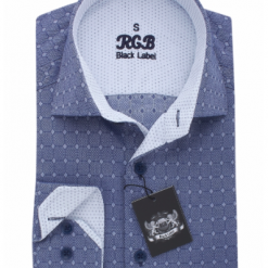 SRG Shop Men's Blue RGB Sport Fit Casual Shirt