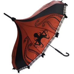 Hilary's Vanity Umbrellas Brown Octopus