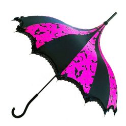 Hilary's Vanity Umbrellas Pink Bats