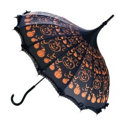 Hilary's Vanity Pumpkins And Bats Umbrellas
