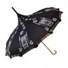 Hilary's Vanity Umbrellas Black And White Tiki