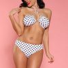 Italy Direct Spots Bandeau Bikini Swimwear