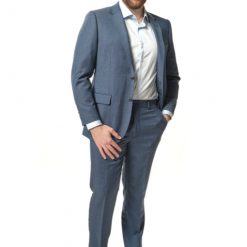 Italy Direct Shop Men's Modern Fit Blue Two Piece Suit B-20P6